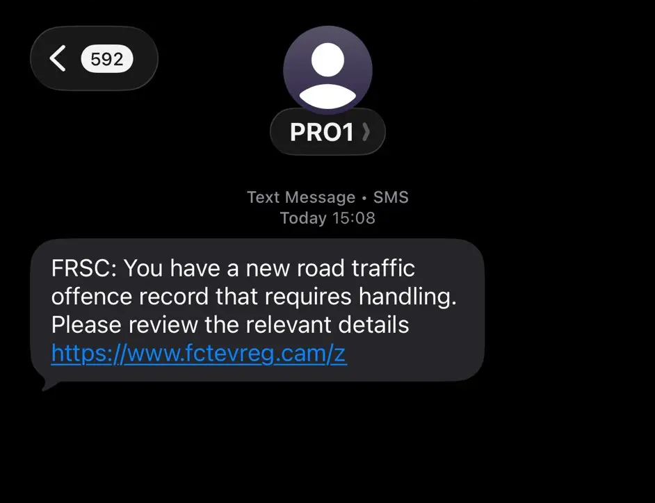 FRSC Cautions Motorists Against Fake Traffic Messages (News Central TV)
