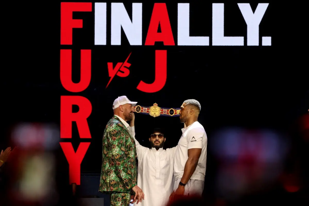 Fury, Joshua Face Off Ahead of Highly Anticipated Fight (News Central TV)