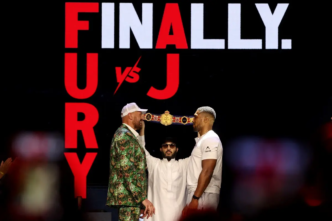 Fury, Joshua Face Off Ahead of Highly Anticipated Fight (News Central TV)