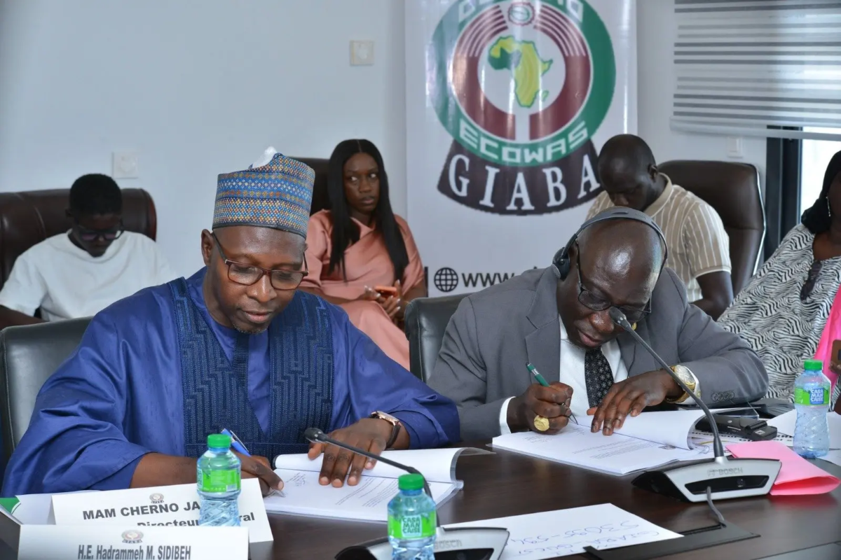 Gambian Economist Jallow Assumes GIABA Leadership (News Central TV)