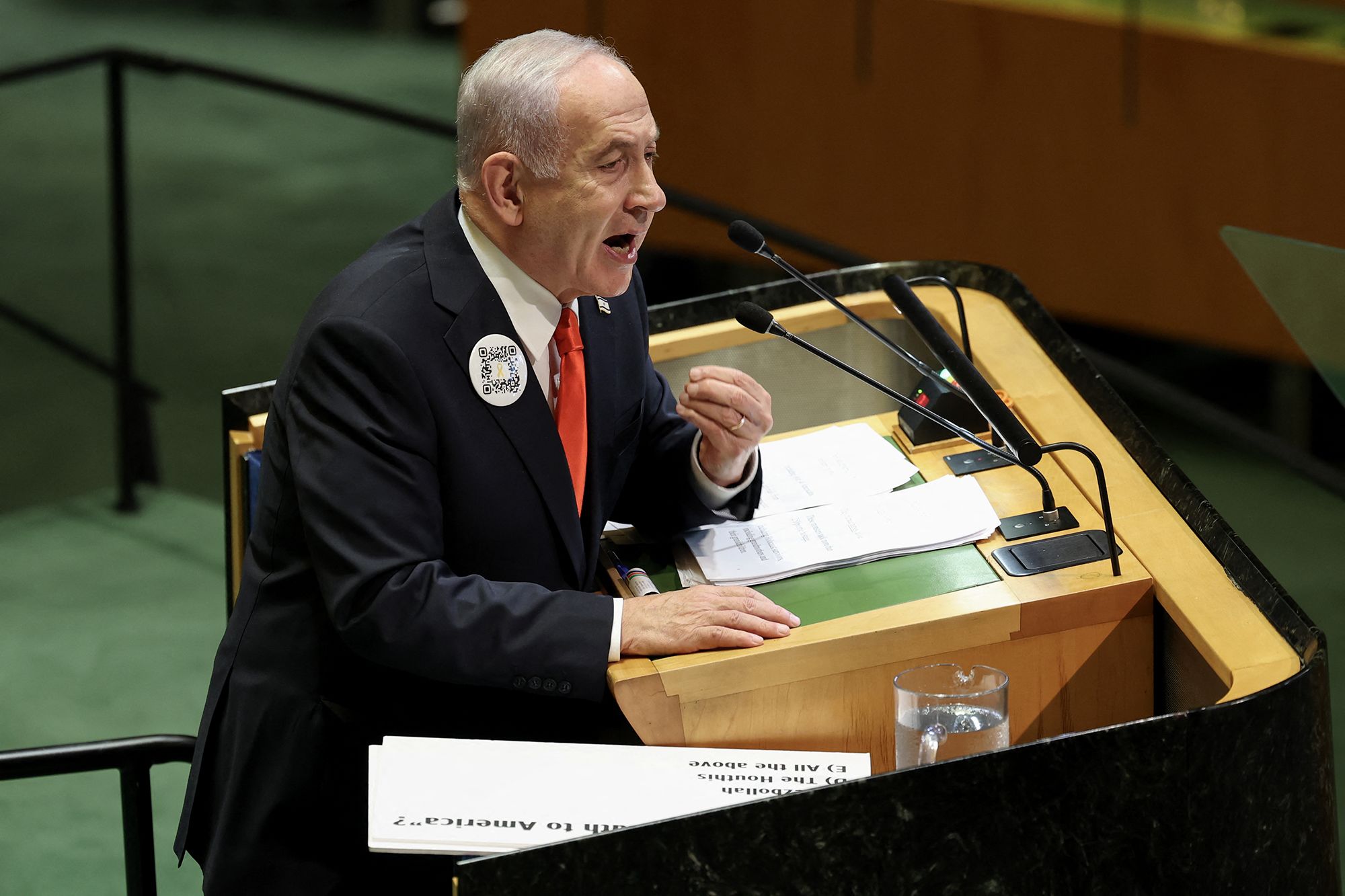 Netanyahu assails rivals at fiery UN speech (News Central TV)