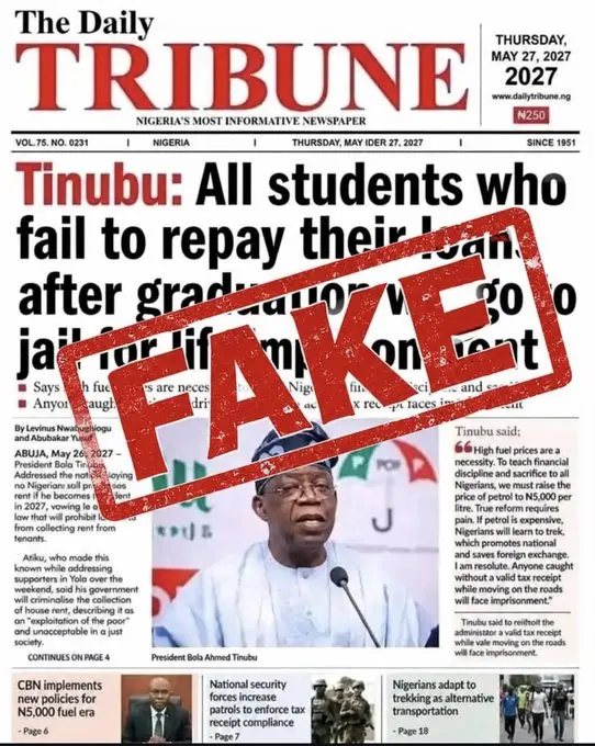 NELFUND Debunks Claim of Life Jail for Student Loan Defaulters