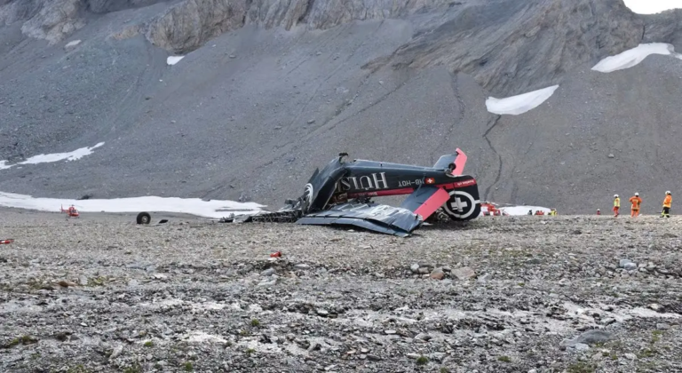 Three People Die in Swiss Alps Plane Crash