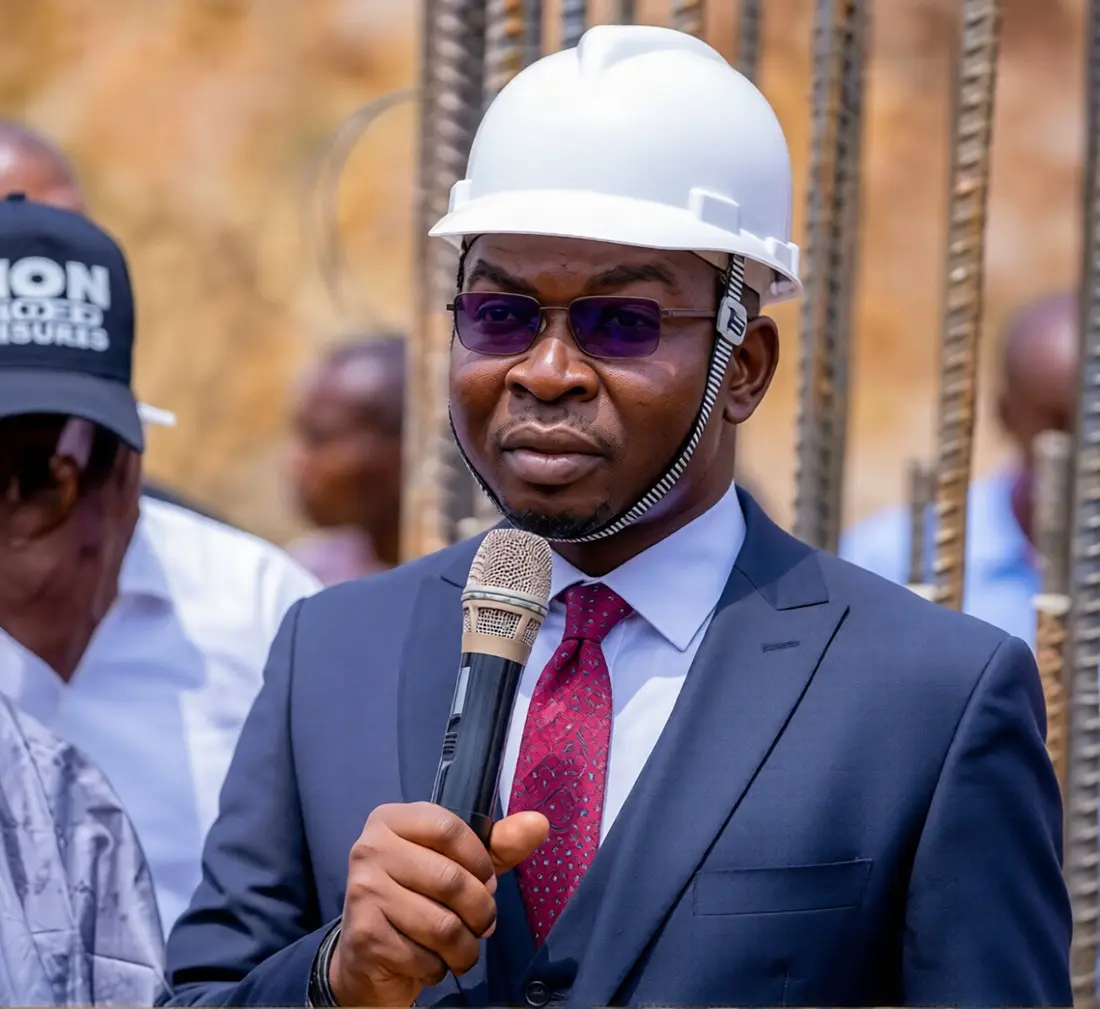 Commissioner for Works, Stanley Lebechi Mbam. Credit: Instagram.