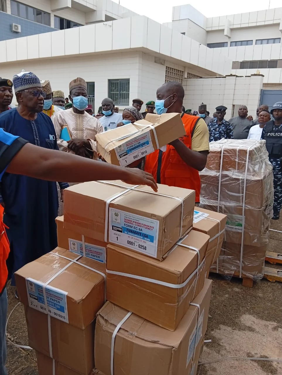 INEC distributes sensitive materials for Gombe by-election