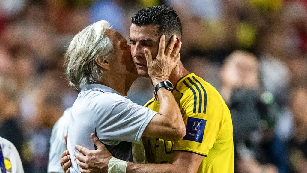 Jorge Jesus and Ronaldo (News Central TV)