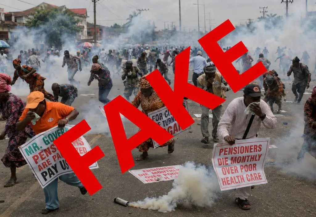 Lagos Police Deny Tear-Gassing Pensioners (News Central TV)
