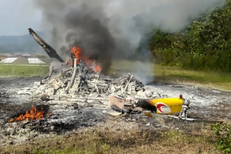 Five killed in Malaysian helicopter crash (News Central TV)