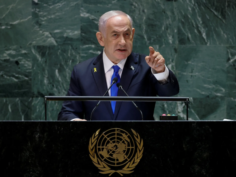 Netanyahu Assails Rivals at Fiery UN Speech