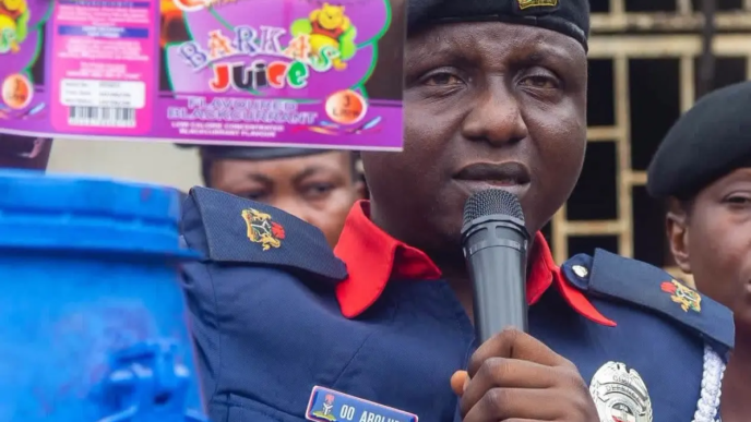NSCDC Busts Alleged Illegal Juice Factory in Lagos (NewsCentral TV)
