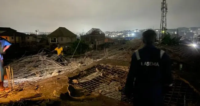 One Dead, Two Rescued in Lagos Building Collapse