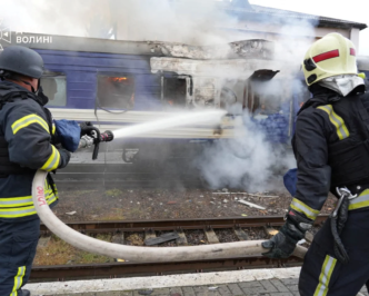 Russian Drone Hits Train Near Ukraine-Poland Border (NewsCentral TV)