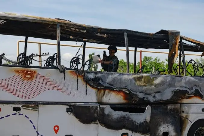 Russian Drone Strike Kills Five On Ukraine Bus (NewsCentral TV)