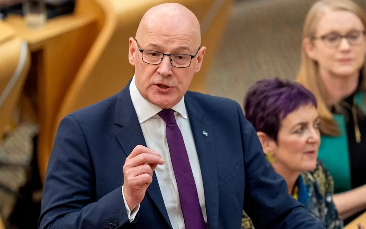 John Swinney, the SNP leader and Scottish First Minister