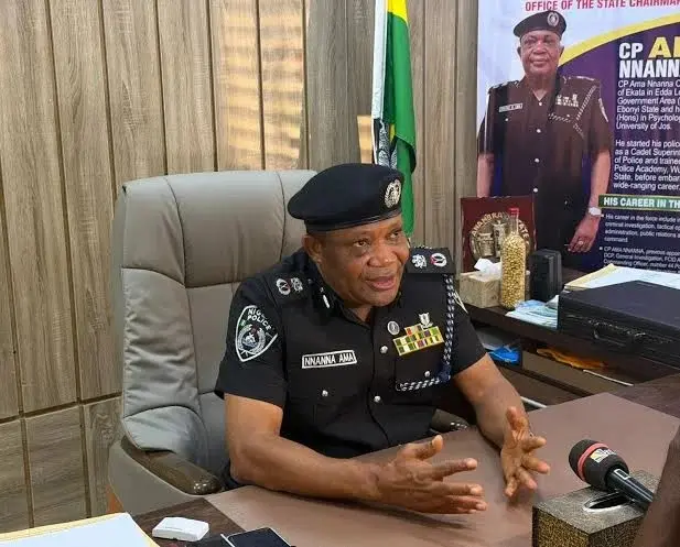 The Commissioner of Police, Anambra State Command, CP Nnanna Ama.