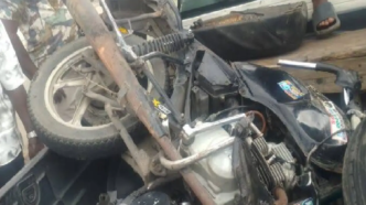 Tipper Crushes Motorcyclist to Death in Lagos (NewsCentral TV).1