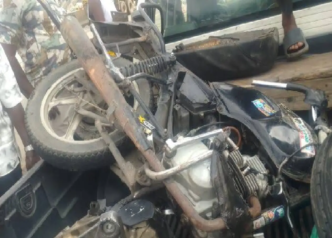Tipper Crushes Motorcyclist to Death in Lagos (NewsCentral TV).1