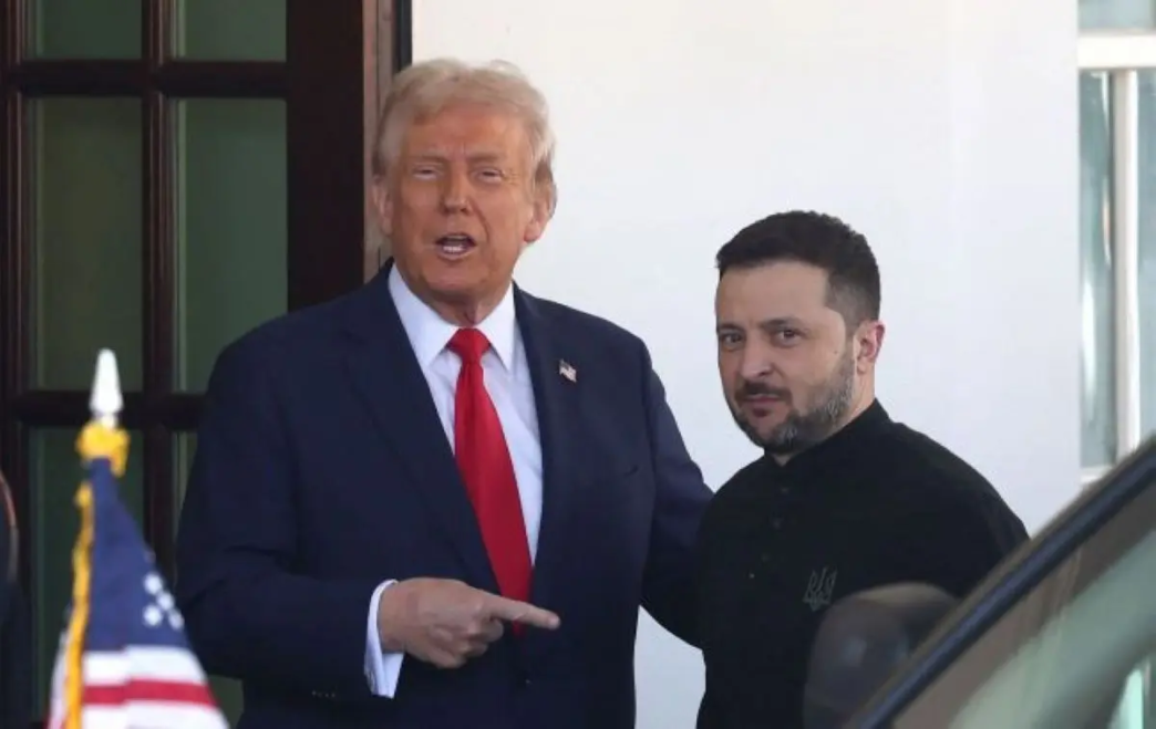 Trump and Zelensky