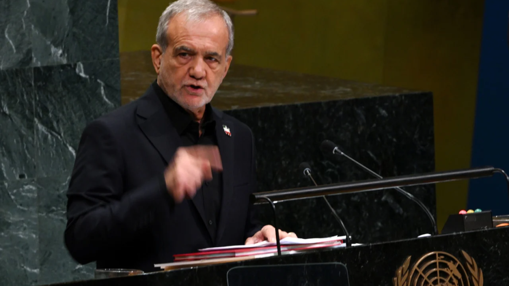 US Delegate Walks Out During Pezeshkian UNGA Speech (News Central TV)