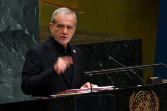 US Delegate Walks Out During Pezeshkian UNGA Speech (News Central TV)