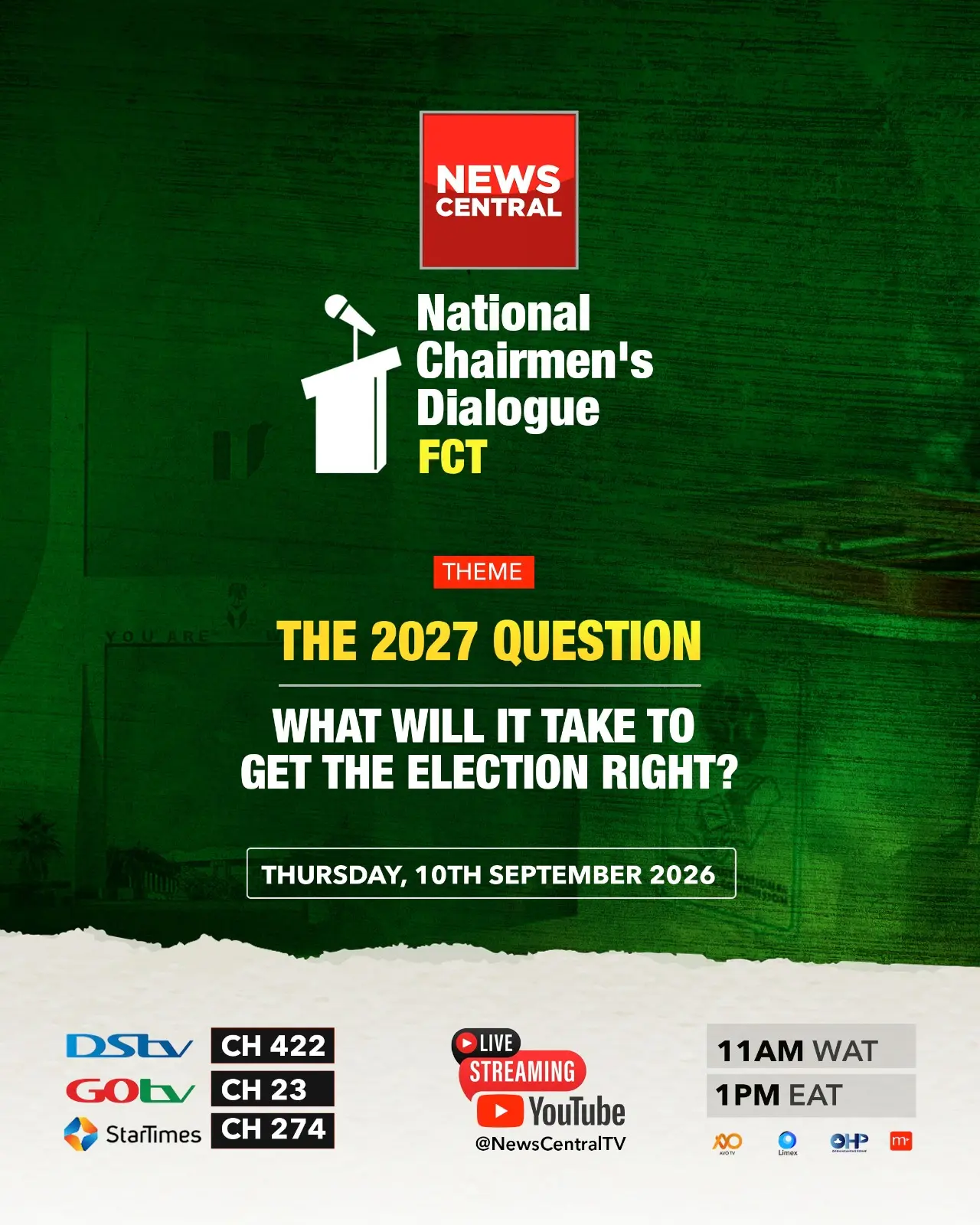 News Central Hosts All Political Party Chairmen in Abuja