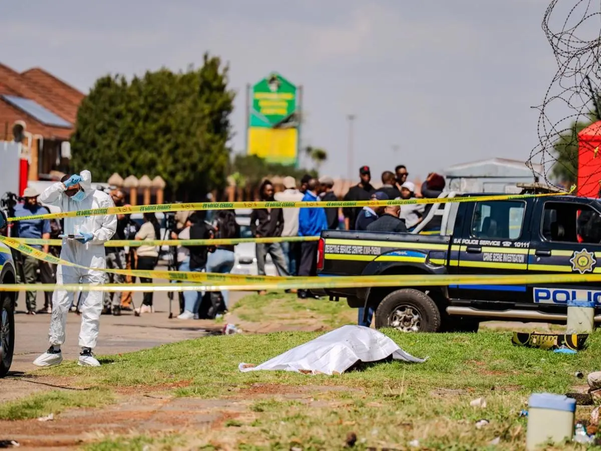 A woman's body was discovered in KwaThema, in the City of Ekurhuleni, on 15 September 2026. Picture: Sphamandla Dlamini/EWN