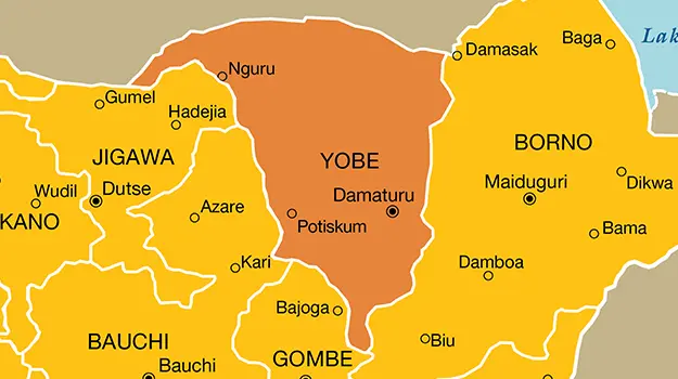 Yobe State Map