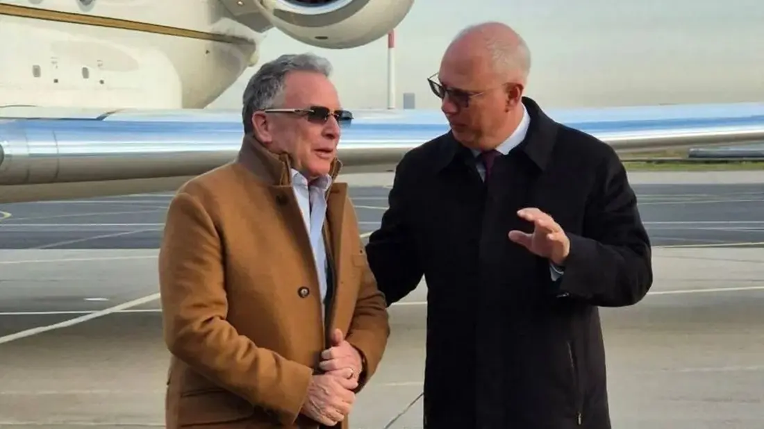 Witkoff was met by Russian envoy Kirill Dmitriev on the runway when he arrived in St Petersburg on Wednesday morning