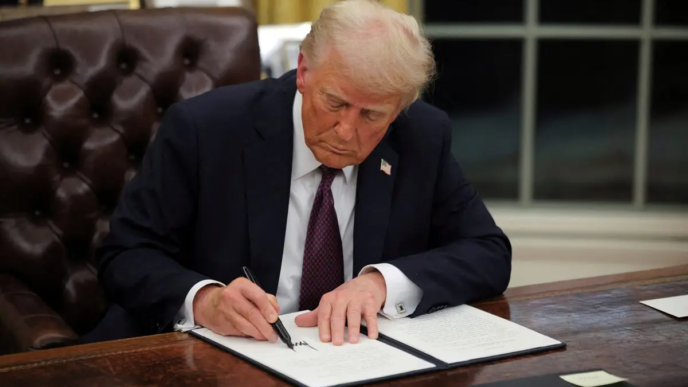 Trump Signs Order Easing Diesel Tax 