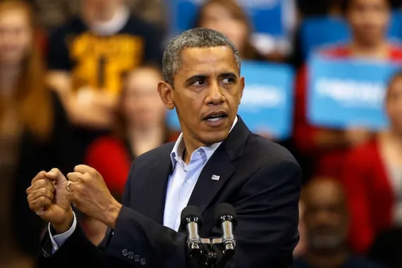 Obama Blasts Trump at Democratic Rally