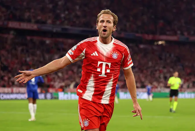 Bayern Munich striker Harry Kane