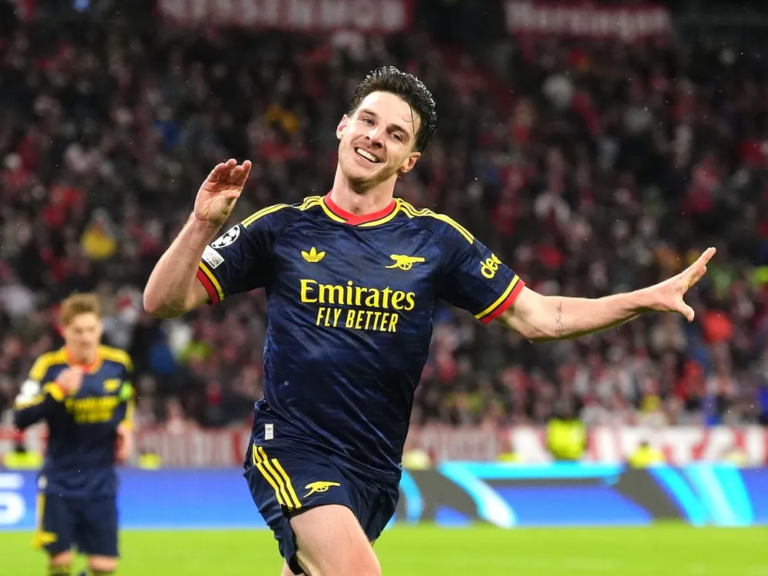 Rice Rescues Arsenal With Late Equaliser at Bayern
