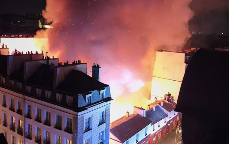 Fire Destroys Paris’ Historic Food Market