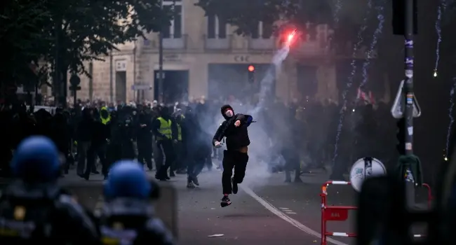 France Protests Turn Violent Over Rising Living Costs