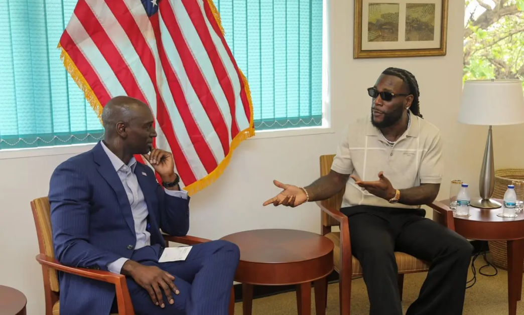 US Consul General Hosts Burna Boy in Lagos