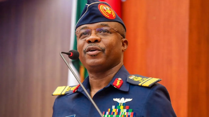 Chief of the Air Staff, Air Marshal Sunday Kelvin Aneke