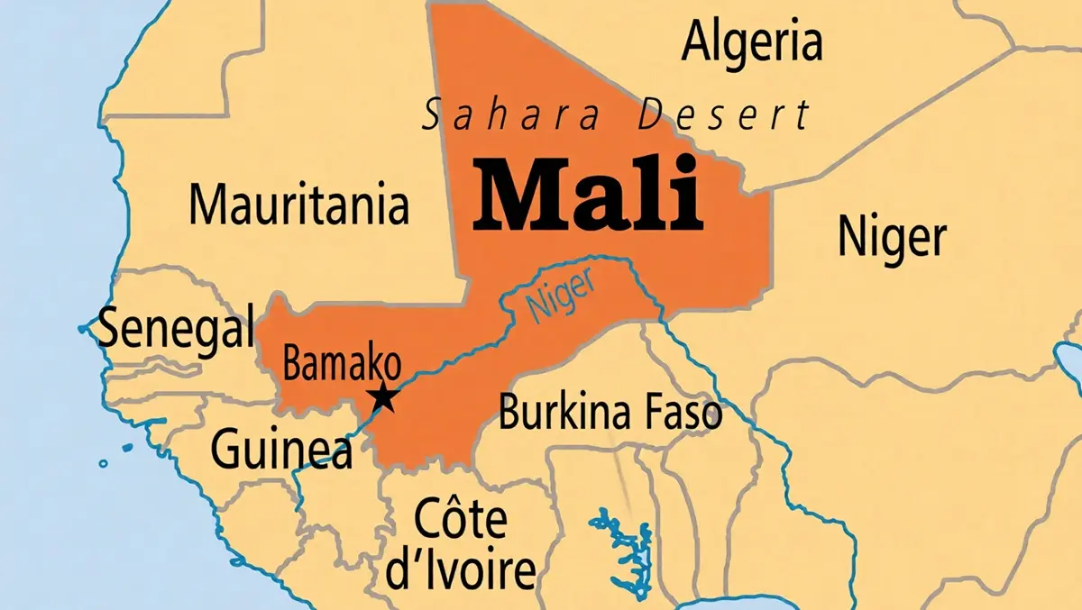 Map of Mali.