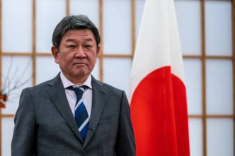 Japanese Foreign Minister Toshimitsu Motegi