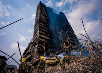 Lagos Begins Demolition of Great Nigeria Insurance House (News Central TV)
