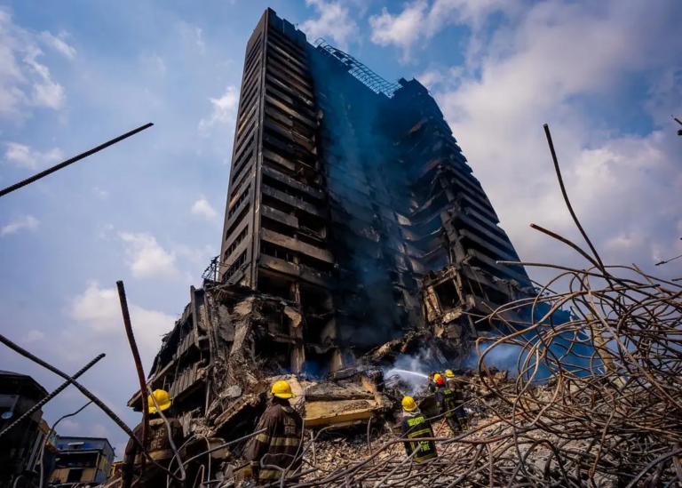 Lagos Begins Demolition of Great Nigeria Insurance House