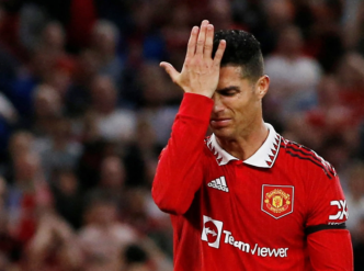 Manchester United's Cristiano Ronaldo