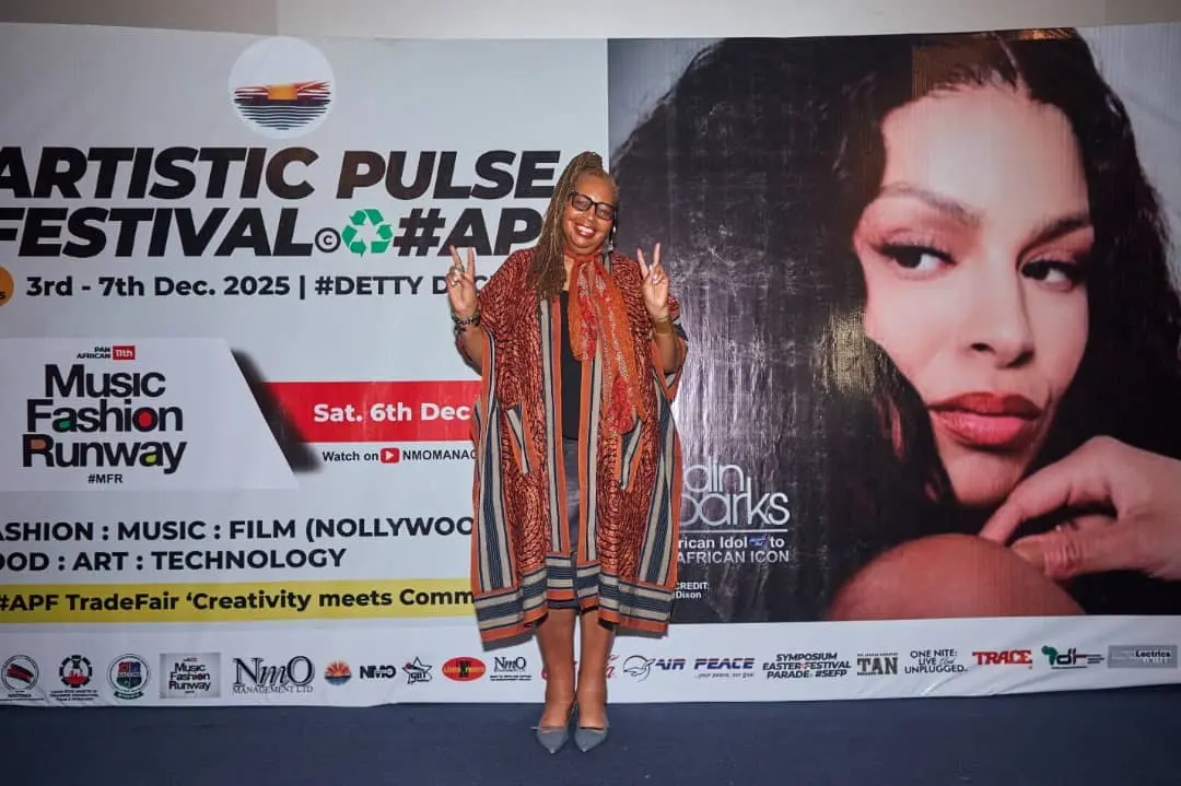 Dr Ngozi Omambala, Group Managing Director/CEO of NMO Management Limited and Founder of Artistic Pulse Festival (APF) & Trade Fair, at the 2025 edition in Lagos, championing the transformation of African creativity into enterprise, trade, investment and sustainable economic value.