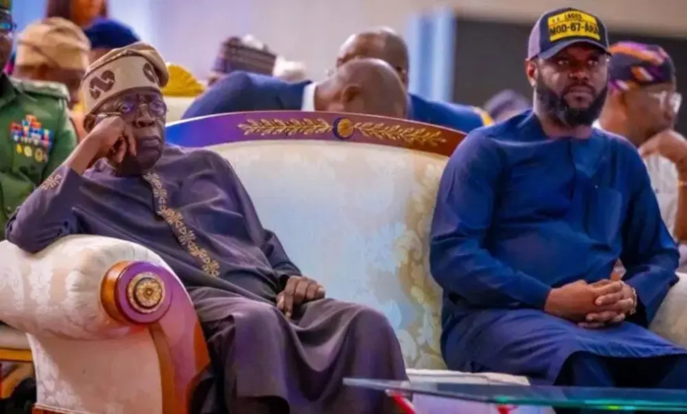 Seyi Tinubu and President Bola Tinubu.