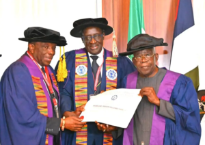 Tinubu Receives West African Physicians’ Fellowship(News Central TV)