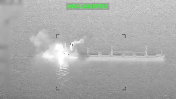 US Disables Cargo Ship Over Iran Blockade