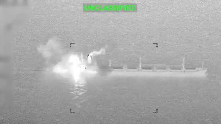 US Disables Cargo Ship Over Iran Blockade