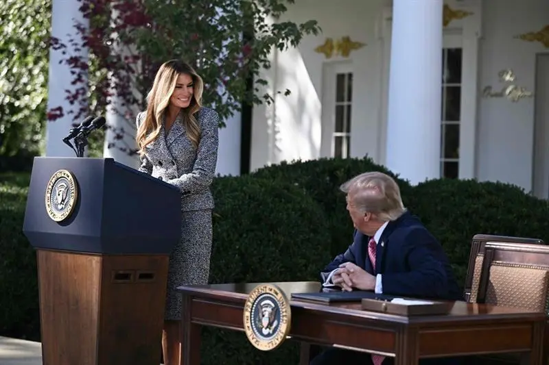 US Melania Trump and Donald Trump