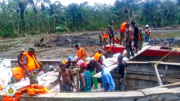Water Levels Drop at NAF Crash Site in Ondo