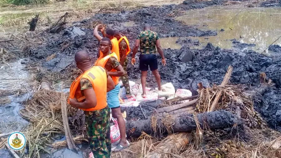 Water Levels Drop at NAF Crash Site in Ondo(News Central TV)
