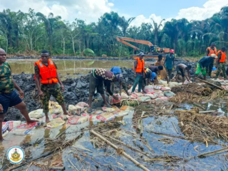 Water Levels Drop at NAF Crash Site in Ondo(News Central TV)